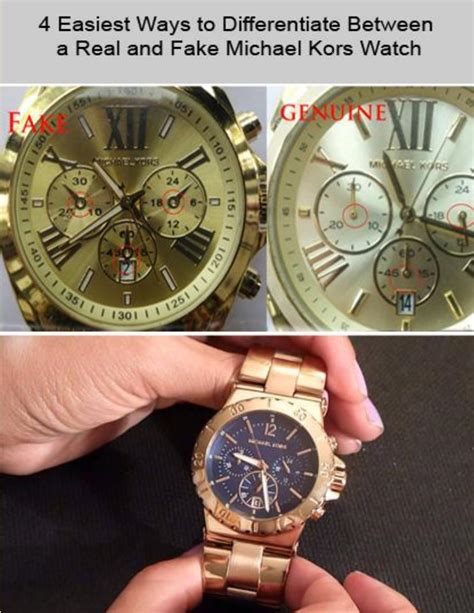 how to tell if a michael kors watch is real